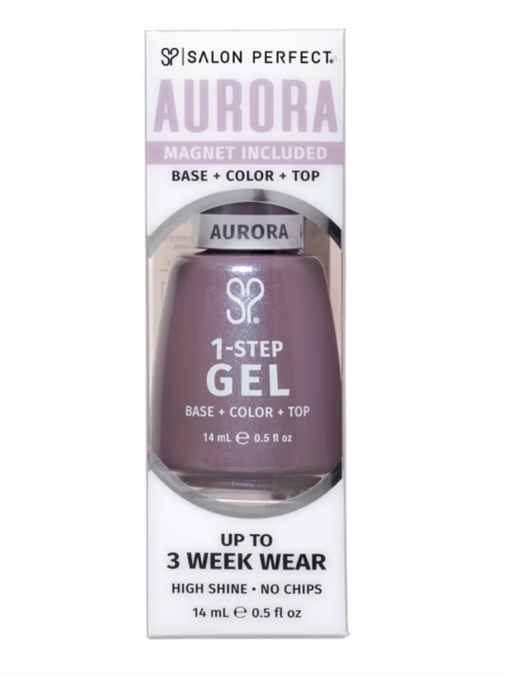 Salon Perfect Aurora 1-Step Gel Nail Polish - Pink